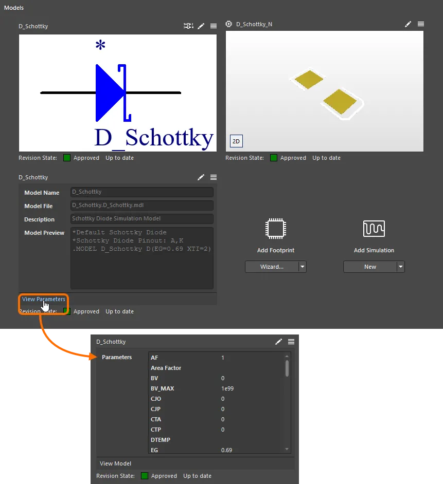 View the model-level parameters for a simulation model, to see which parameters can be added at the component level. View the model-level parameters for a simulation model, to see which parameters can be added at the component level.