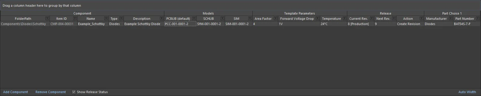 Define your components in a logical and intuitive way using the Component Editor. Define your components in a logical and intuitive way using the Component Editor.